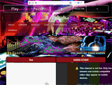 Tablet Screenshot of danceradionet.com.br